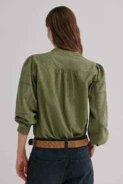 Hoss Intropia Blusas-Geneviève. Blusa romântica Khaki