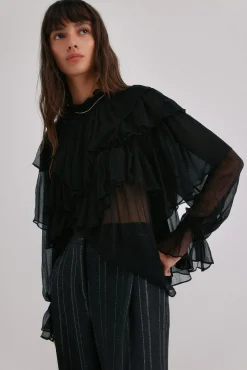 Hoss Intropia Blusas-Giulia. Blusa romântica Preto