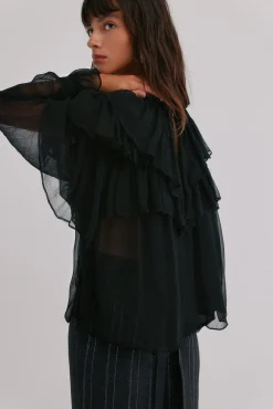 Hoss Intropia Blusas-Giulia. Blusa romântica Preto