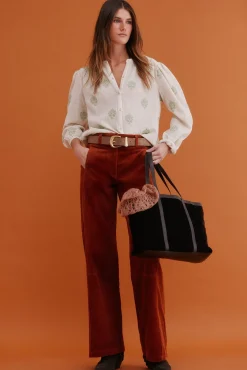 Hoss Intropia Blusas-Graça. Blusa bordada Ecru