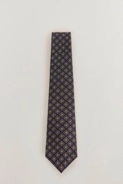 Pedro del Hierro Gravatas-Gravata seda natural Azul