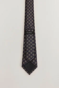 Pedro del Hierro Gravatas-Gravata seda natural Azul