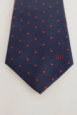 Pedro del Hierro Gravatas-Gravata seda natural Azul