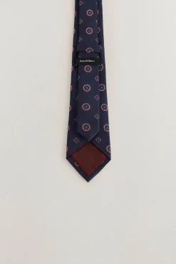 Pedro del Hierro Gravatas-Gravata seda natural Azul