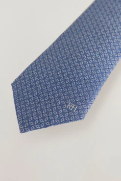 Pedro del Hierro Gravatas-Gravata seda natural Azul