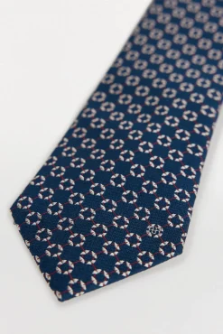 Pedro del Hierro Gravatas-Gravata seda natural Azul