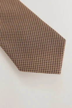 Pedro del Hierro Gravatas-Gravata seda natural Beige