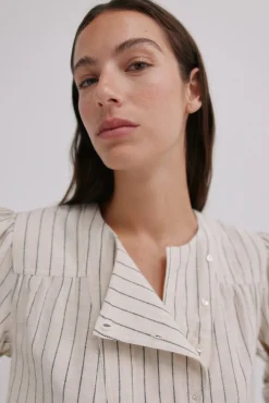 Hoss Intropia Blusas-Griselda. Blusa riscas Ecru