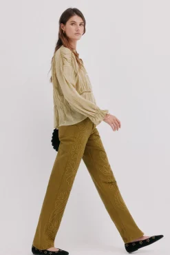 Hoss Intropia Blusas-Guiomar. Blusa boho Verde