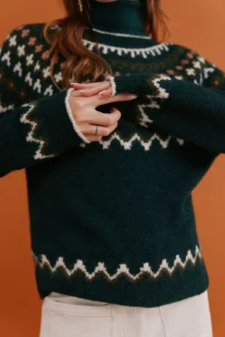 Hoss Intropia Camisolas-Ilma. Camisola grega Verde