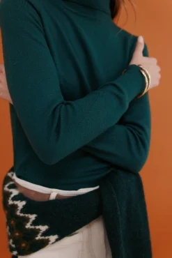 Hoss Intropia Camisolas-Ilse. Camisola de gola alta Verde