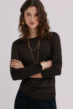 Hoss Intropia Camisolas-Imani. Camisola com franzidos Multicolorido