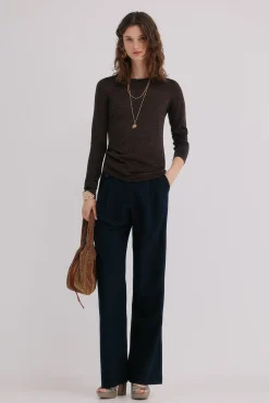 Hoss Intropia Camisolas-Imani. Camisola com franzidos Multicolorido