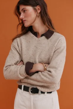 Hoss Intropia Camisolas-Imelda. Camisola mesclado Beige