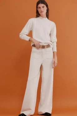 Hoss Intropia Camisolas-Ingrid. Camisola de manga comprida Beige