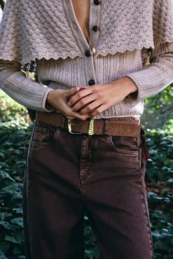 Hoss Intropia Camisolas-Inna. Casaco de malha com capa Beige