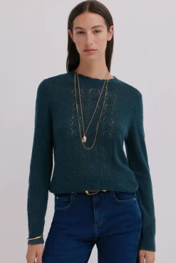 Hoss Intropia Camisolas-Isabella. Camisola vazado Verde