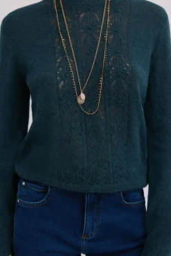 Hoss Intropia Camisolas-Isabella. Camisola vazado Verde