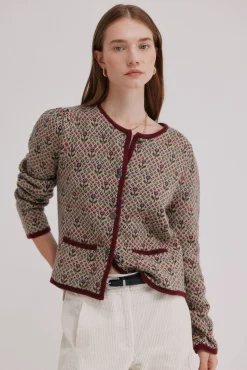 Hoss Intropia Camisolas-Isela. Casaco de malha jacquard Multicolorido