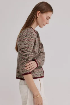 Hoss Intropia Camisolas-Isela. Casaco de malha jacquard Multicolorido