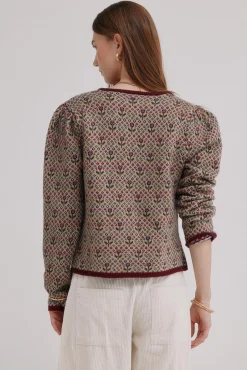 Hoss Intropia Camisolas-Isela. Casaco de malha jacquard Multicolorido