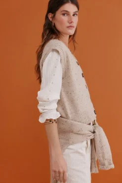 Hoss Intropia Coletes-Ita. Colete colete Beige