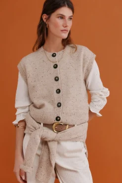 Hoss Intropia Coletes-Ita. Colete colete Beige