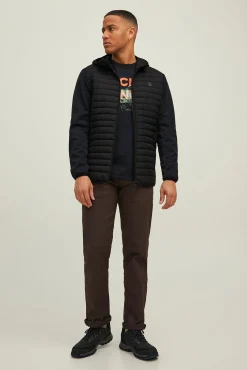 Jack & Jones Casacos-Jaqueta acolchoada leve preto