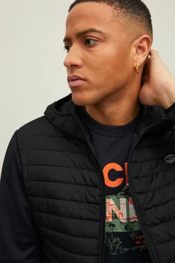 Jack & Jones Casacos-Jaqueta acolchoada leve preto