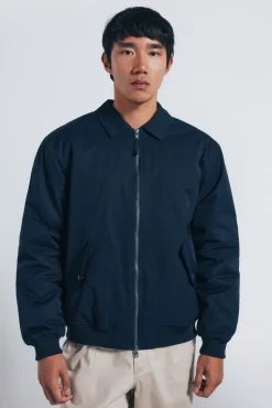 Springfield Casacos-Jaqueta aviador acolchoada azul