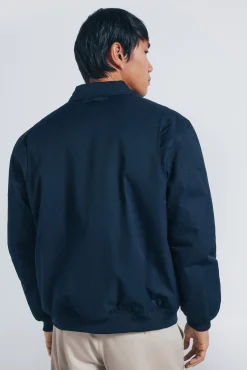 Springfield Casacos-Jaqueta aviador acolchoada azul