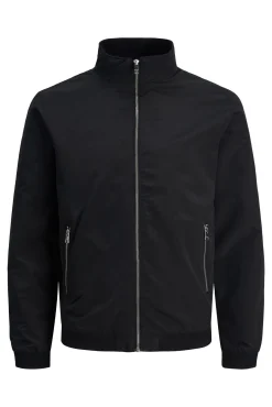 Jack & Jones Casacos-Jaqueta bomber com gola preto