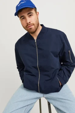 Jack & Jones PLUS Casacos-Jaqueta Bomber PLUS azul