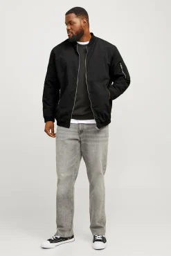 Jack & Jones PLUS Casacos-Jaqueta Bomber PLUS preto