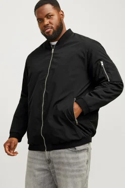 Jack & Jones PLUS Casacos-Jaqueta Bomber PLUS preto