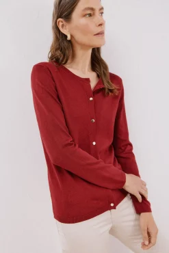 Cortefiel Camisolas-Jaqueta básica com botões Granada