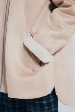 Springfield Kids Sobretudo|Casacos-Jaqueta com fecho-éclair para menina cru