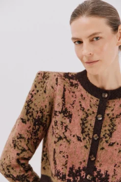 Cortefiel Sobretudos-Jaqueta com pregas nos ombros Castanho