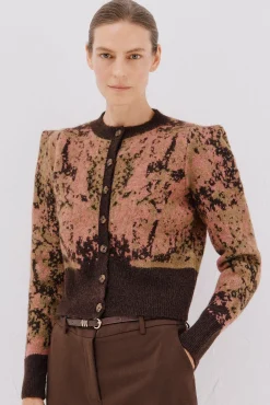 Cortefiel Sobretudos-Jaqueta com pregas nos ombros Castanho