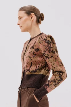 Cortefiel Sobretudos-Jaqueta com pregas nos ombros Castanho