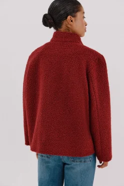 Cortefiel Sobretudos-Jaqueta curta de tecido macio Granada