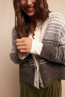 Slowlove Sobretudos-Jaqueta curta degradê Cinzento