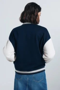 Springfield Sobretudos-Jaqueta de beisebol Bear azul