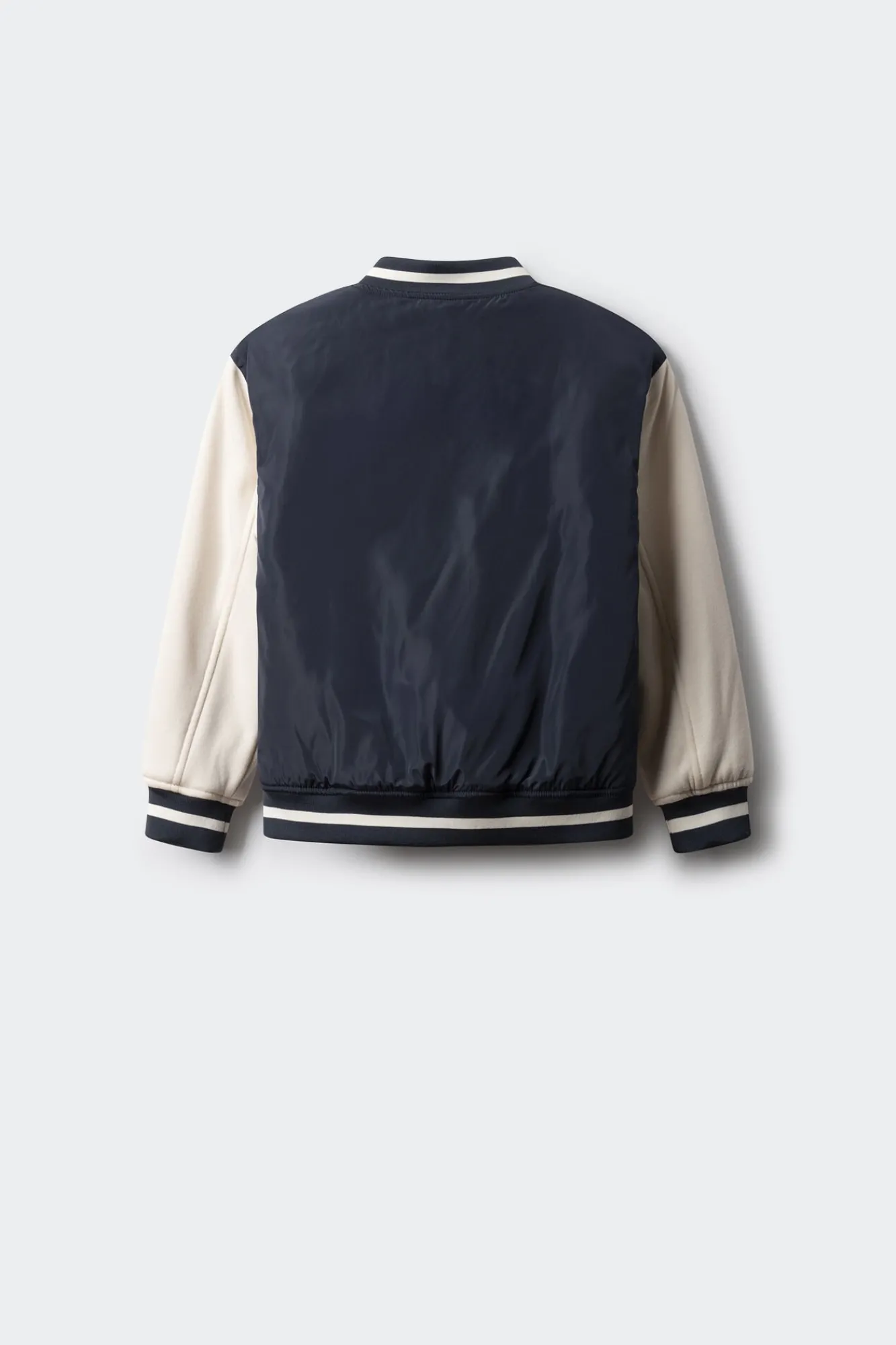 Springfield Kids Casacos|Sobretudos-Jaqueta de beisebol universitária masculina azul