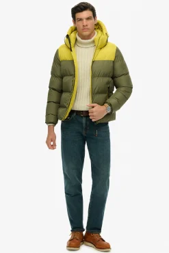 Superdry Casacos-Jaqueta de corte relaxado Caqui escuro