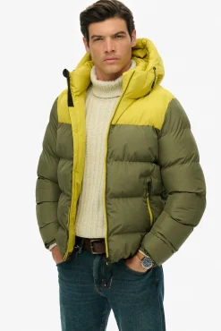 Superdry Casacos-Jaqueta de corte relaxado Caqui escuro