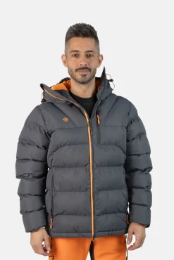 Izas Casacos-Jaqueta de fibra hidrorrepelente cinzento