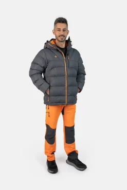 Izas Casacos-Jaqueta de fibra hidrorrepelente cinzento