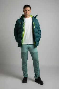 Izas Casacos-Jaqueta de fibra hidrorrepelente verde