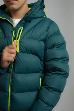 Izas Casacos-Jaqueta de fibra hidrorrepelente verde